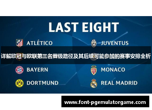 详解欧冠与欧联第三名晋级路径及其后续可能参加的赛事安排全析